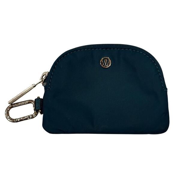 Lululemon KeyChain Clip Pouch Green *READ* - Picture 1 of 7